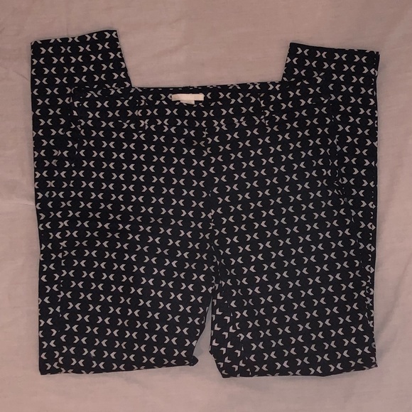 H&M Pants - H&M Geometric Print Blue Pants
